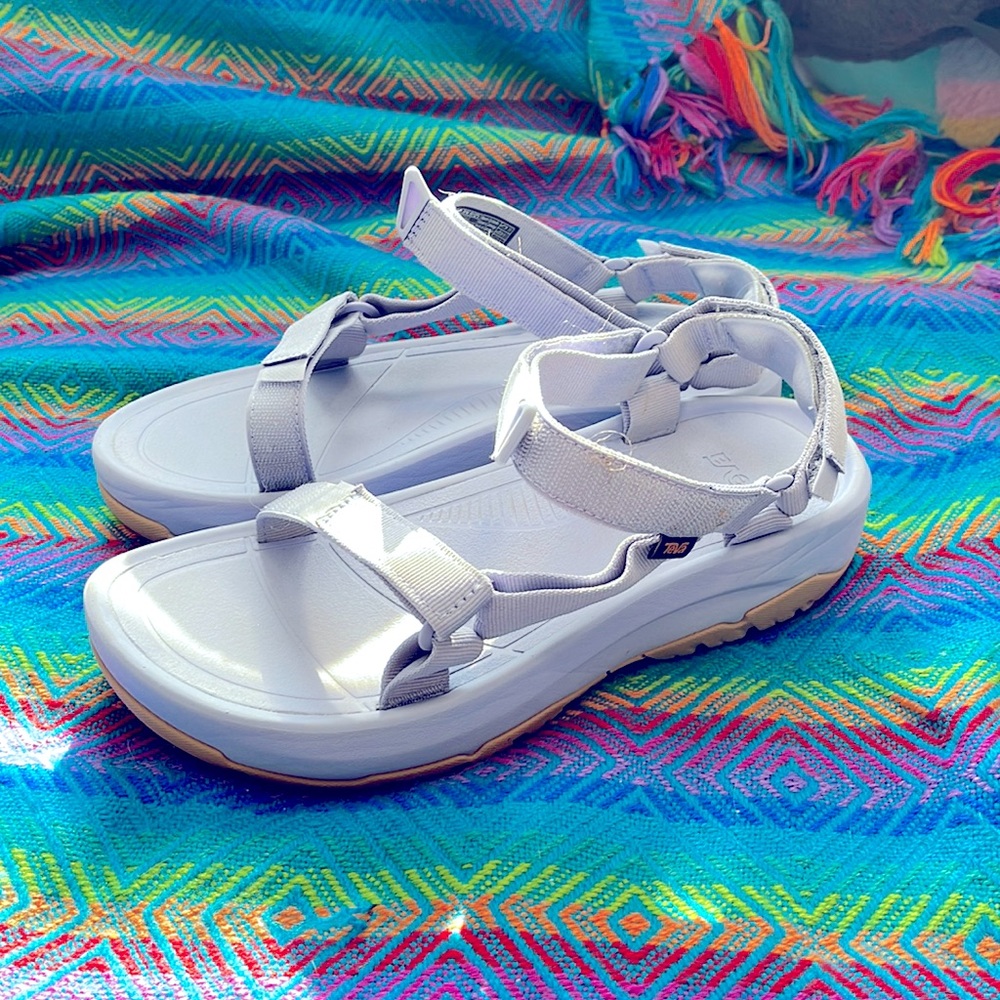 🪻Lavender Teva Ampsole Flatforms🪻